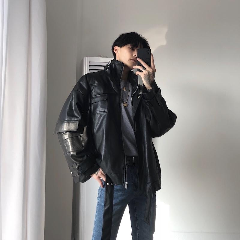 Mens Classic Leather Used Leather Motorcycle Jackets Korean Trend, Handsome  And Chic, Hong Kong Style, Perfect For Autumn And Spring From Here_well,  $155.99 | DHgate.Com